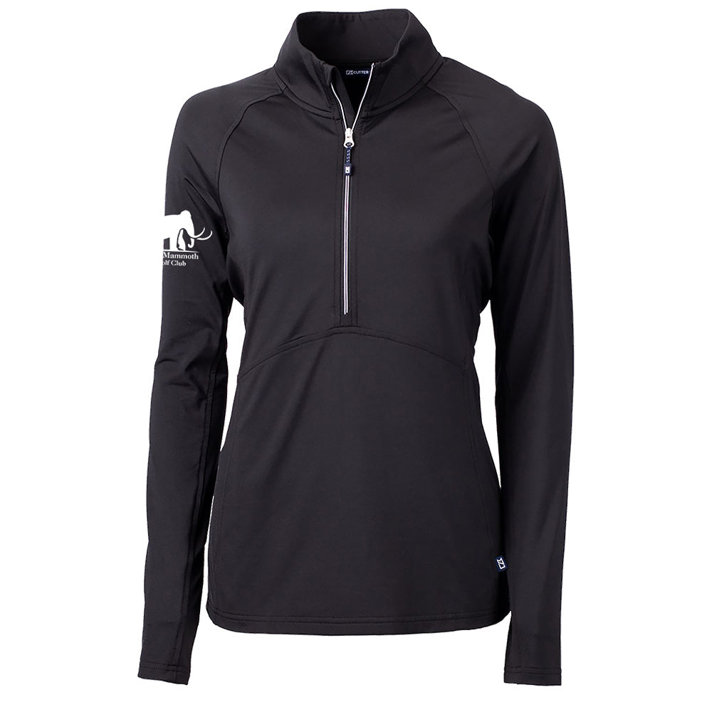 Cutter & Buck Adapt Eco Knit Stretch Recycled Womens Half Zip Pullover