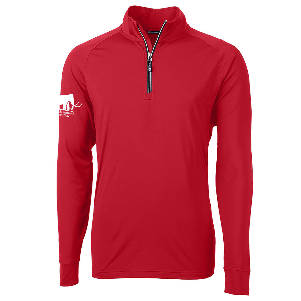 Cutter & Buck Men's Adapt Eco Knit Stretch Recycled Quarter Zip Pullover
